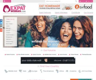 Expatwoman.com(The Best Global Expat Website) Screenshot