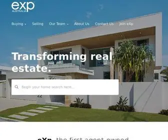 Expaustralia.com.au(EXp Australia) Screenshot