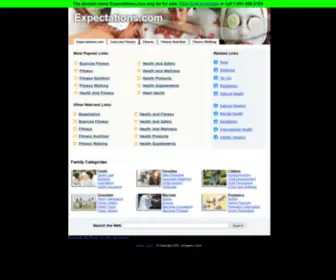 Expectations.com(The Leading Expectation Site on the Net) Screenshot