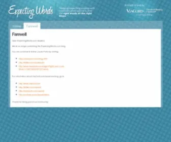 Expectingwords.com(Expectingwords) Screenshot