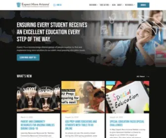 Expectmorearizona.org(Education Forward Arizona) Screenshot