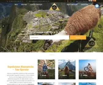 Expedicioneswaynapicchu.com(Agencia Operador de turismo) Screenshot