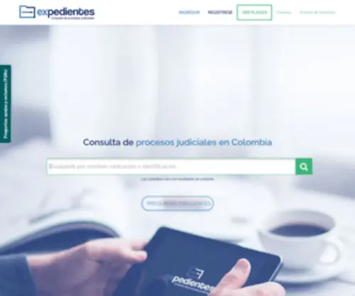 Expedientes.co(Consulta de procesos judiciales en Colombia) Screenshot