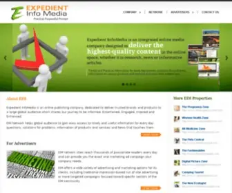 Expedientinfomedia.com(Expedient InfoMedia) Screenshot