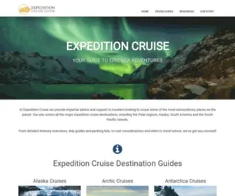 Expeditioncruise.net(Expedition Cruise) Screenshot