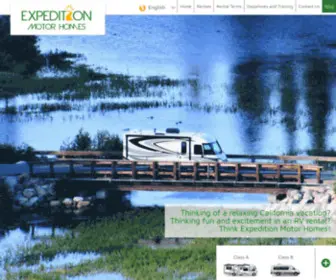 Expeditionmotorhomes.com(Expedition Motorhome) Screenshot