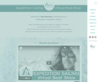 ExpeditionsailingVirtualboatshow.com(Expedition Sailing Virtual Boat Show) Screenshot