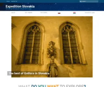 Expeditionslovakia.com(Touristic sights in Slovakia) Screenshot