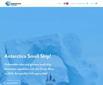 Expeditionsonline.com(Arctic and Antarctica Polar Cruises & Tours) Screenshot