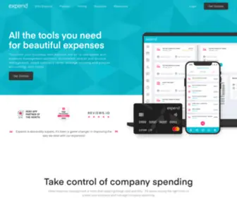 Expend.com(Business expense management software with employee expense cards) Screenshot