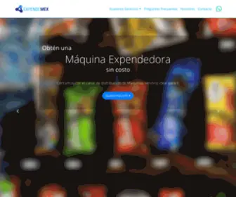 Expendemex.com.mx(Renta de Vending Machines) Screenshot