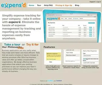 Expensd.com(Expens'd) Screenshot
