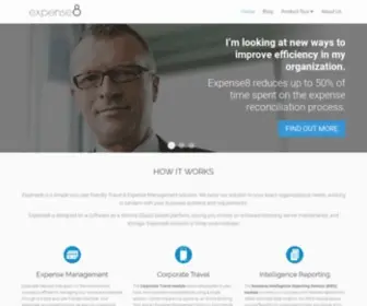 Expense8.com(How It Works) Screenshot