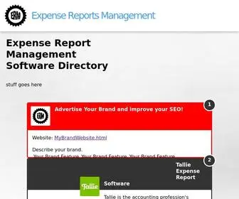 Expensereportsmanagement.com(The world) Screenshot