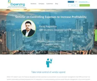 Expenzing.com(Sourcing, Procurement and Accounts Payable Software) Screenshot