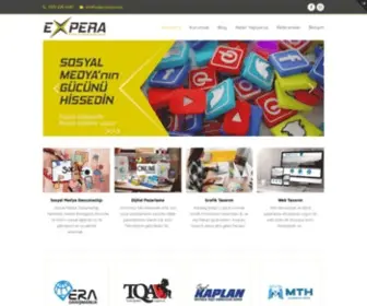 Experamedya.com(Expera Reklam ve Sosyal Medya Ajans) Screenshot