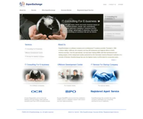 Experexchange.com(Software Solution Provider) Screenshot