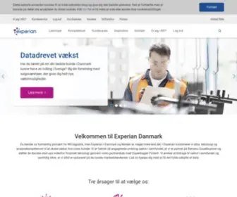 Experian.dk(Experian Danmark) Screenshot