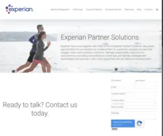 Experianpartnersolutions.com(Experian Partner Solutions Home) Screenshot