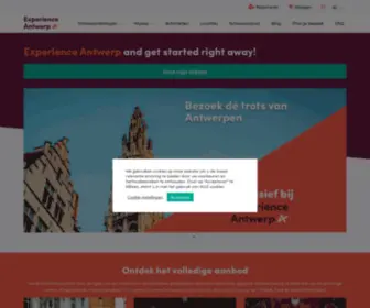 Experienceantwerp.be(Experience Antwerp) Screenshot