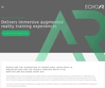 Experienceechoar.com(Augmented Reality Training for Students and Professionals) Screenshot