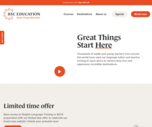 Experienceenglish.com(BSC Education) Screenshot