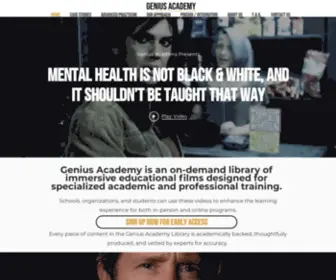 Experiencegeniusacademy.com(Case Studies and Immersive Education) Screenshot