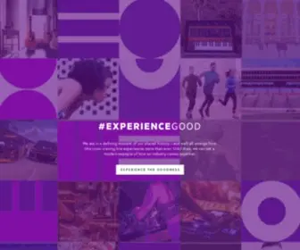Experiencegood.co(Showcasing examples of how the experiential industry) Screenshot