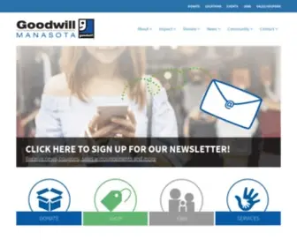 Experiencegoodwill.org(Goodwill Manasota) Screenshot