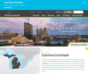 Experiencegr.org(Grand Rapids Hotels) Screenshot