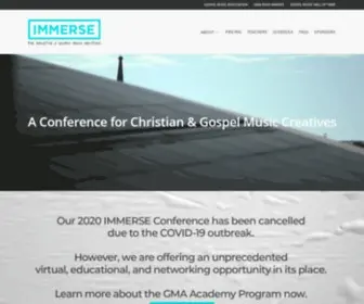 Experienceimmerse.com(IMMERSE 2020) Screenshot