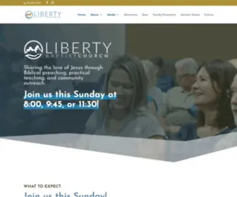 Experienceliberty.com(Liberty Baptist Church) Screenshot