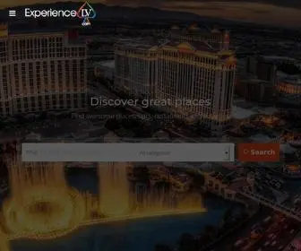 Experiencelv.com(Las Vegas travel information) Screenshot