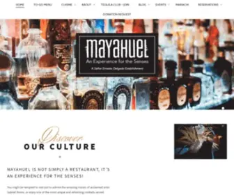 Experiencemayahuel.com(A WordPress Site) Screenshot