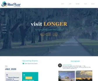 Experiencemountpleasant.com(Mount Pleasant) Screenshot