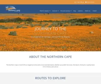 Experiencenortherncape.com(Experience the Northern Cape) Screenshot