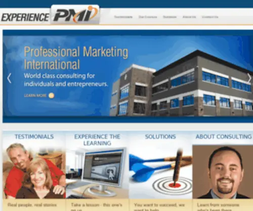 Experiencepmi.com(Professional Marketing International) Screenshot