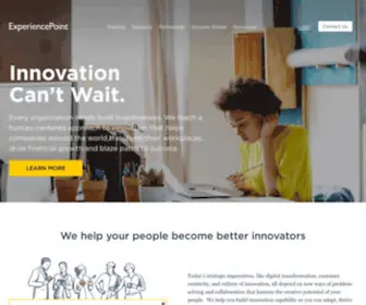 Experiencepoint.com(Innovation training) Screenshot