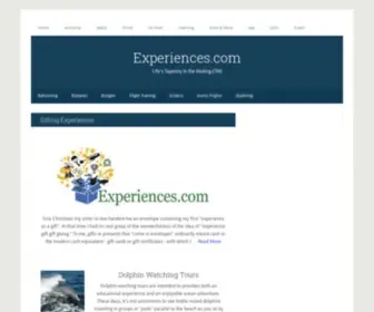 Experiences.com(Life's Tapestry in the Making (TM)) Screenshot