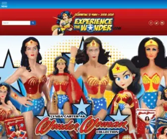 Experiencethewonder.com(A Comprehensive Exhibition Archive for Wonder Woman Collectibles) Screenshot