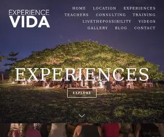 Experiencevida.com(Experience VIDA) Screenshot