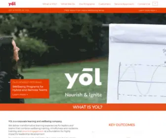 Experienceyol.com(YOL is an experiential learning and wellbeing company) Screenshot