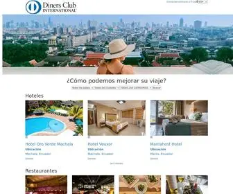Experienciasdinersclub.com(Experiencias Diners Club) Screenshot