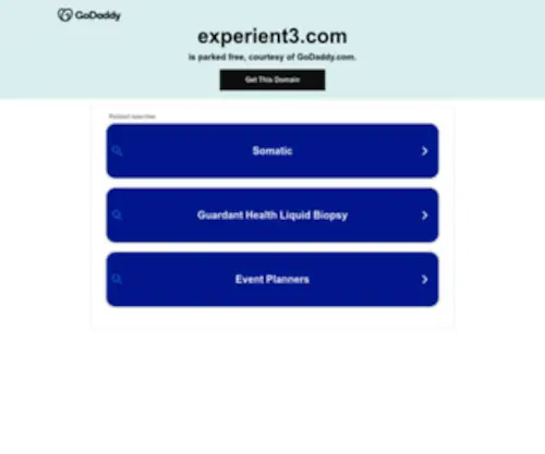 Experient3.com(experient3) Screenshot