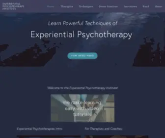 Experiential-PSYchotherapies.com(Experiential Psychotherapy Institute) Screenshot