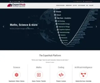 Experihub.com(A unique platform) Screenshot