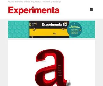 Experimenta.es(Experimenta, Revista de Dise) Screenshot