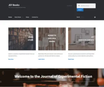 Experimentalfiction.com(The Journal of Experimental Fiction) Screenshot