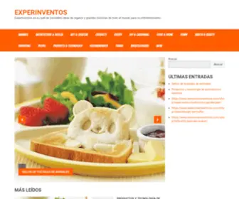 Experinventos.com(ExperInventos es su web de increíbles ideas de regalos y grandes historias de todo el mundo para su entretenimiento) Screenshot