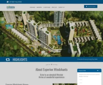 Experion-Windchants.in(Experion Windchants) Screenshot
